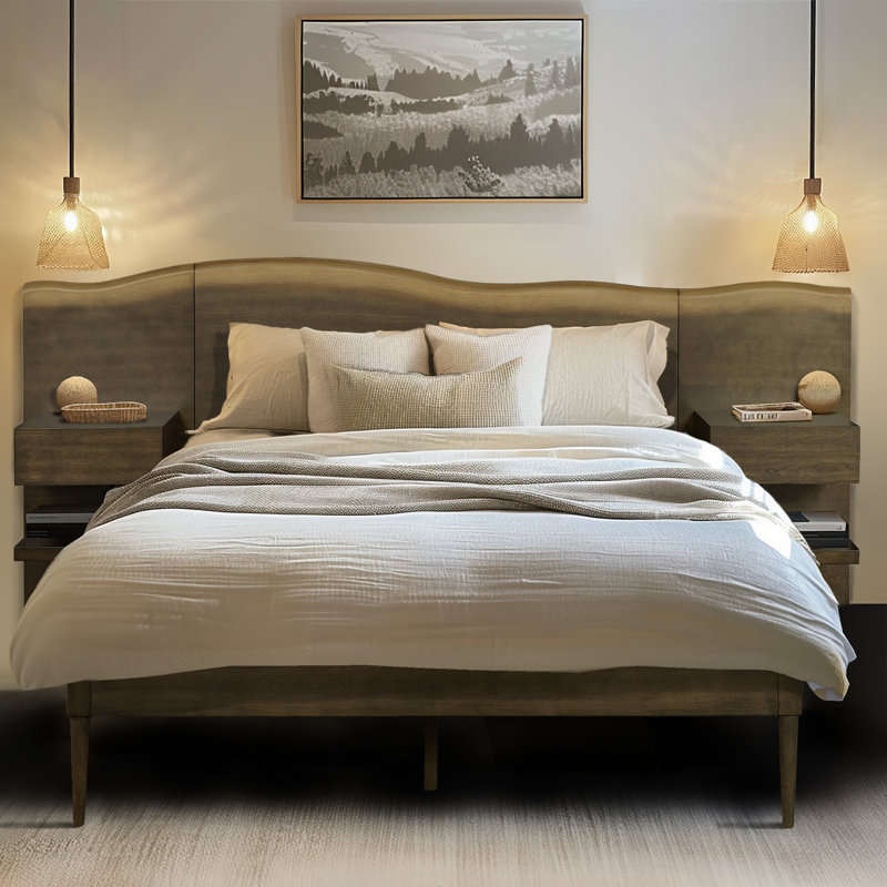 Nightstand attached to bed discount